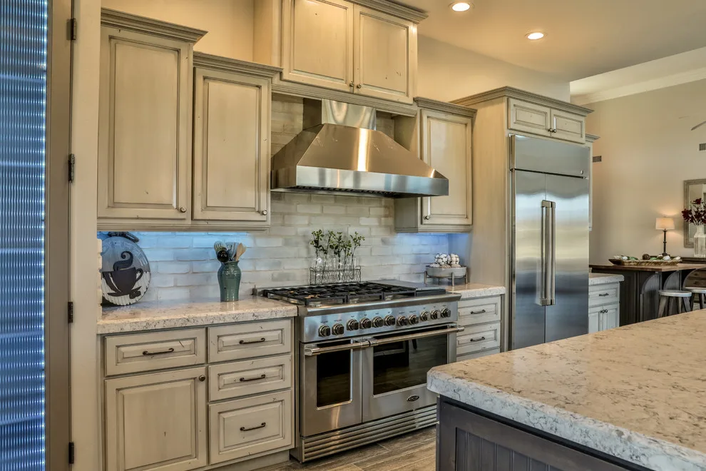 Luxury Golf Course Residence with a Rustic Farmhouse Vibe by Victoria Staging & ReDesign - Photo 14