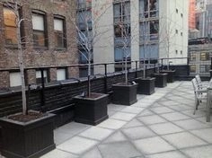 NYC Penthouse Terrace Garden and Automatic Drip Irrigation watering System by New York Plantings Garden Design - Photo 30