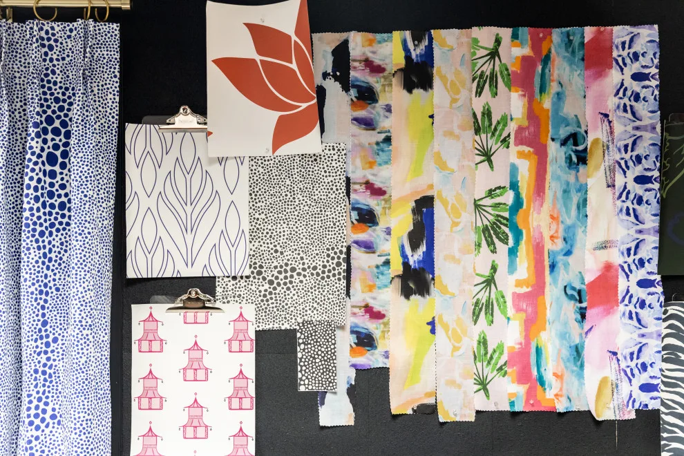 Mitchell Black Southern Fabric Showroom by Bohemian Bungalow Design, LLC - Photo 3