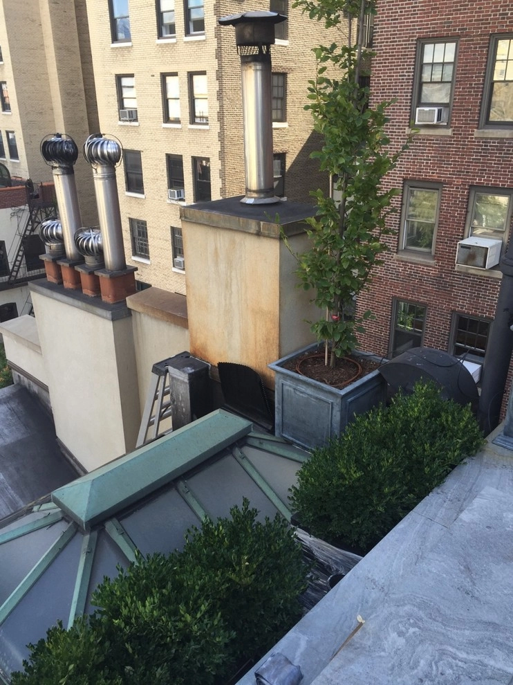 NYC Penthouse Terrace Garden and Automatic Drip Irrigation watering System by New York Plantings Garden Design - Photo 20