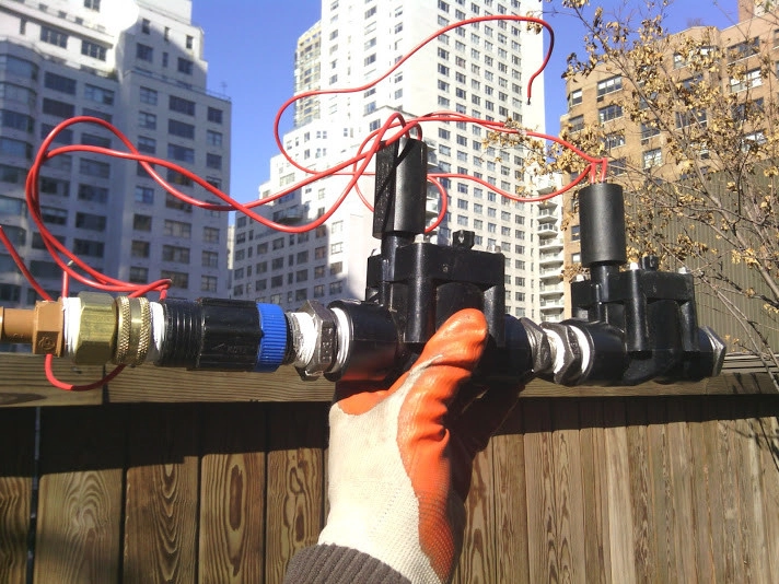 NYC Penthouse Terrace Garden and Automatic Drip Irrigation watering System by New York Plantings Garden Design - Photo 37
