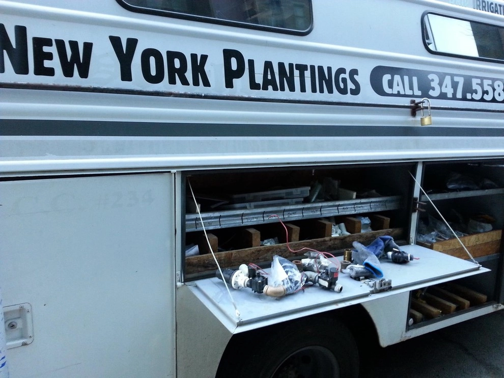NYC Penthouse Terrace Garden and Automatic Drip Irrigation watering System by New York Plantings Garden Design - Photo 11