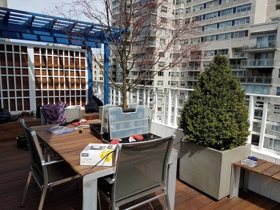 NYC Penthouse Terrace Garden and Automatic Drip Irrigation watering System by New York Plantings Garden Design - Photo 31