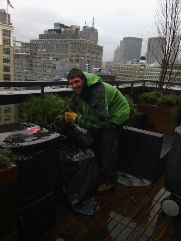NYC Penthouse Terrace Garden and Automatic Drip Irrigation watering System by New York Plantings Garden Design - Photo 36