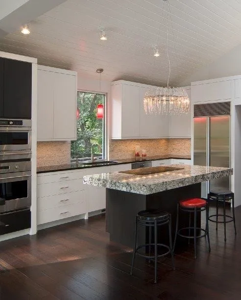 Contemporary Contrast Kitchen by Shannon Allen Design - Photo 3