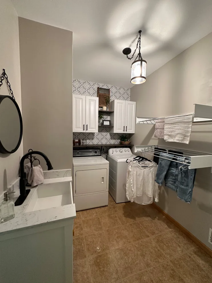 Contemporary Farmhouse Laundry Space by Bonae Interiors - Photo 3