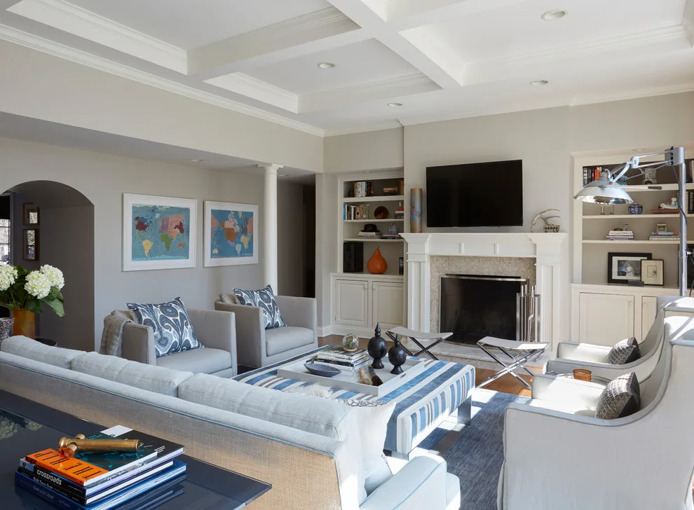 Contemporary Industrial Living Space by A. Klein Interior Design LLC - Photo 2
