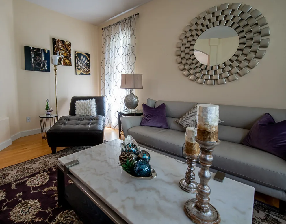 Contemporary-Transitional Living Space by Annmari's Design, LLC - Photo 7
