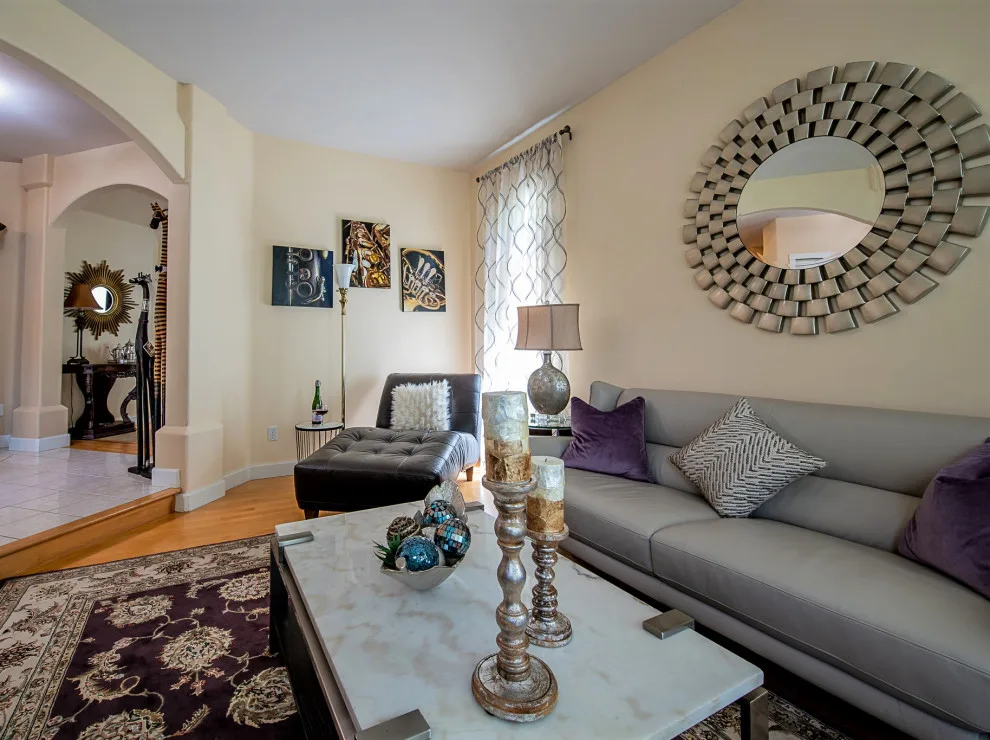 Contemporary-Transitional Living Space by Annmari's Design, LLC - Photo 2