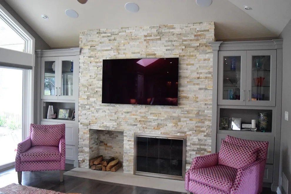 Contemporary Transitional Great Room 2016 by Lisa Lynn Designs Home Store & Design Studio - Photo 2