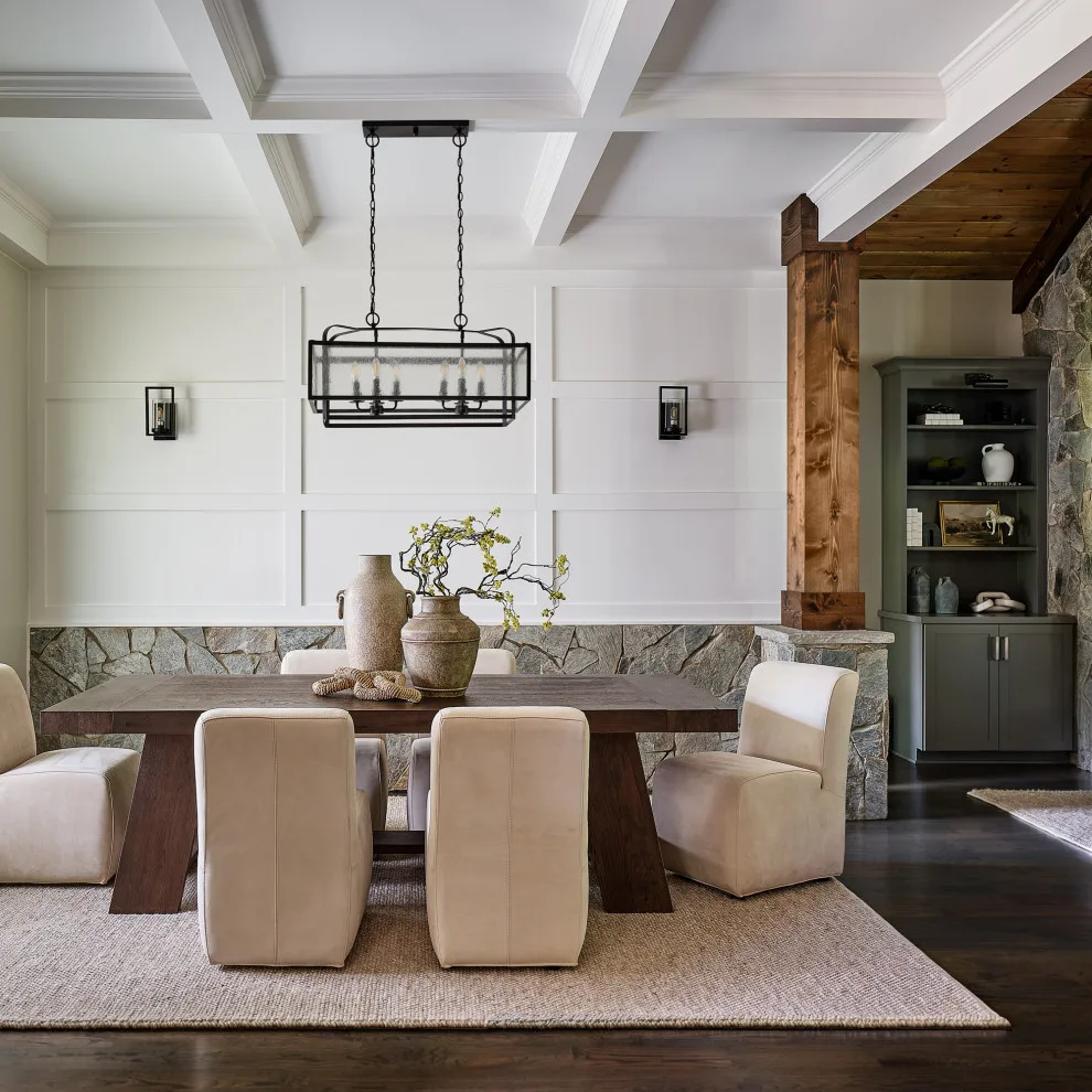 Contemporary Rustic Lounge by Melissa Rieser Interiors - Photo 4