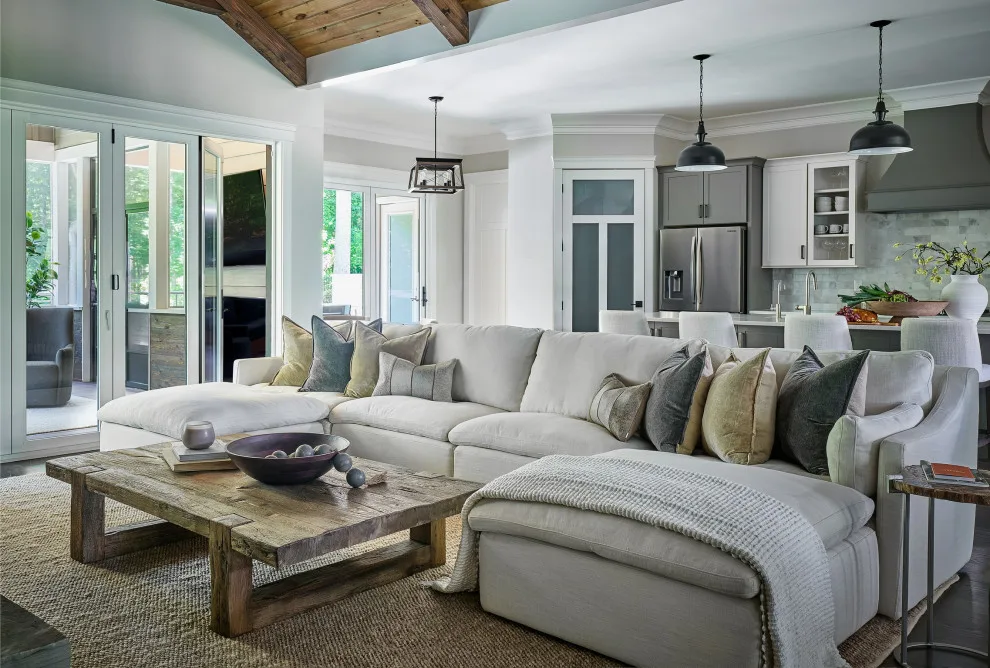 Contemporary Rustic Lounge by Melissa Rieser Interiors - Photo 2