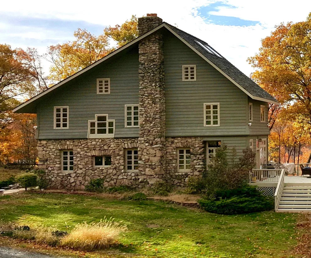Rustic Craftsman Residence in Monroe, New York by Amy Krane Color Consulting - Photo 2