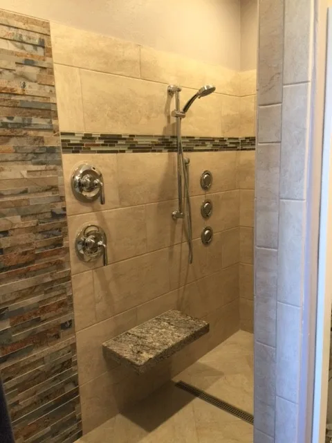 Master Bath Renovation for Transitioning Spaces by Caldera Design LLC - Photo 2