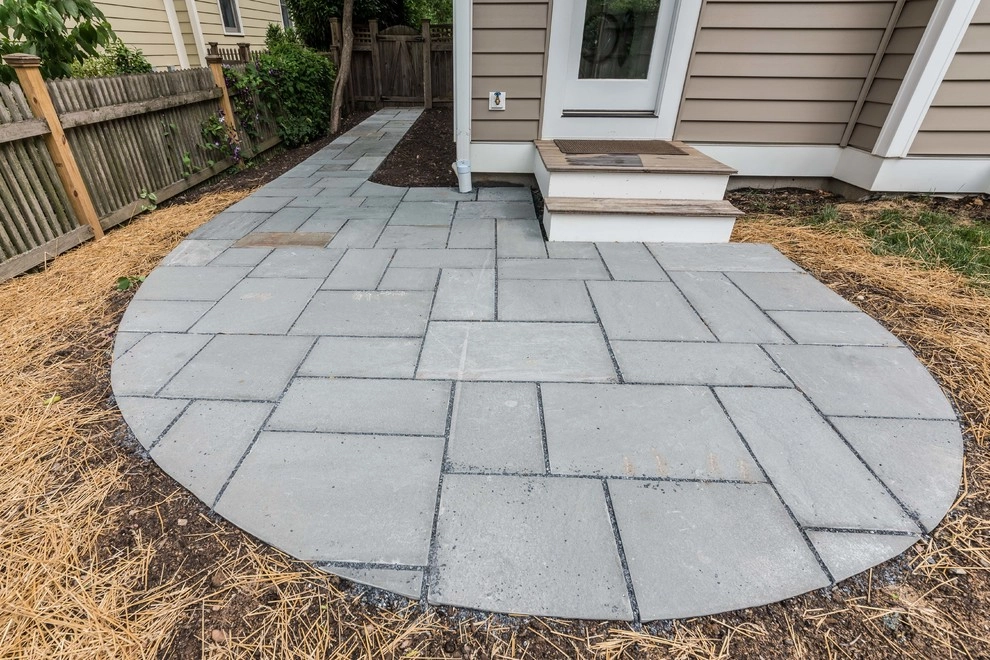 Flagstone walkway on Stone dust by Northern Virginia Landscaping - Photo 2