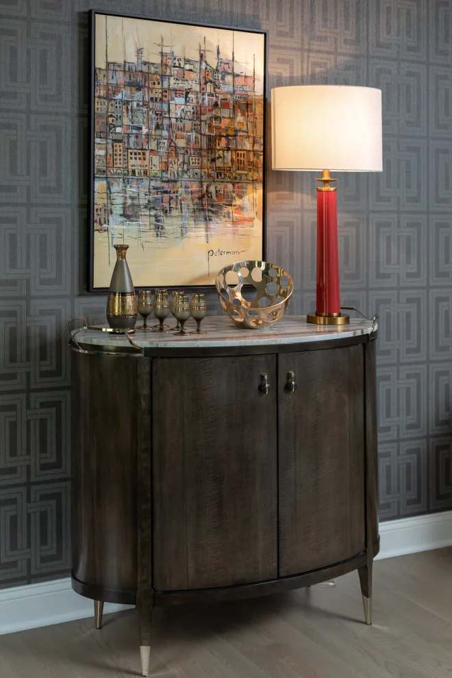 New Jersey Colonial Living Room Renovation by In Detail Interiors - Photo 5