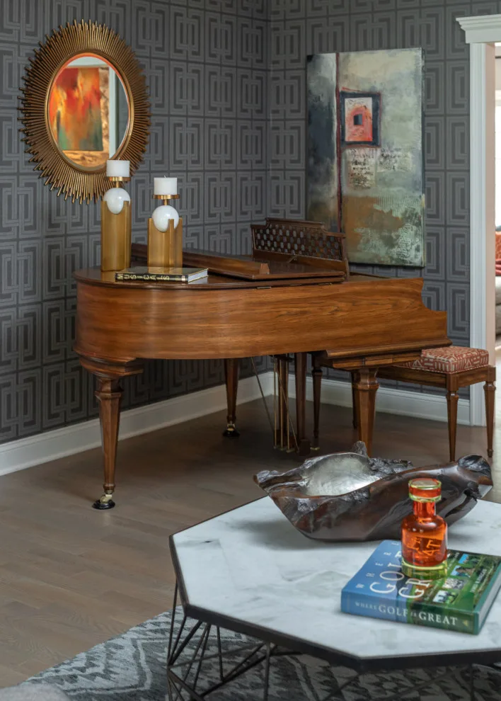 New Jersey Colonial Living Room Renovation by In Detail Interiors - Photo 4