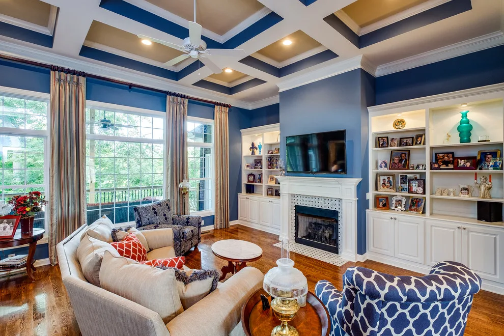 A Classic Royal Blue Residence 2014 by Lisa Lynn Designs Home Store & Design Studio - Photo 2
