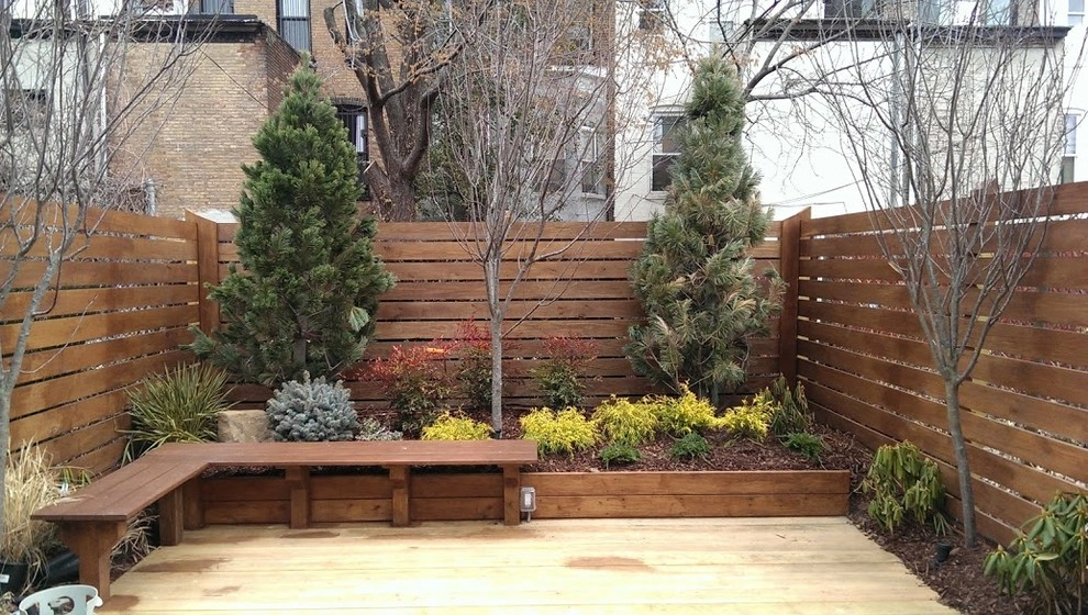 Town House Landscape Design and Renovation by NY Plantings Irrigation And Landscape Lighting - Photo 19