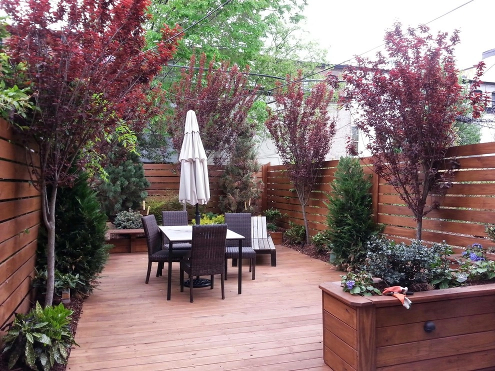 NYC Brooklyn Townhouse Landscape Renovation by NY Plantings Irrigation And Landscape Lighting - Photo 18
