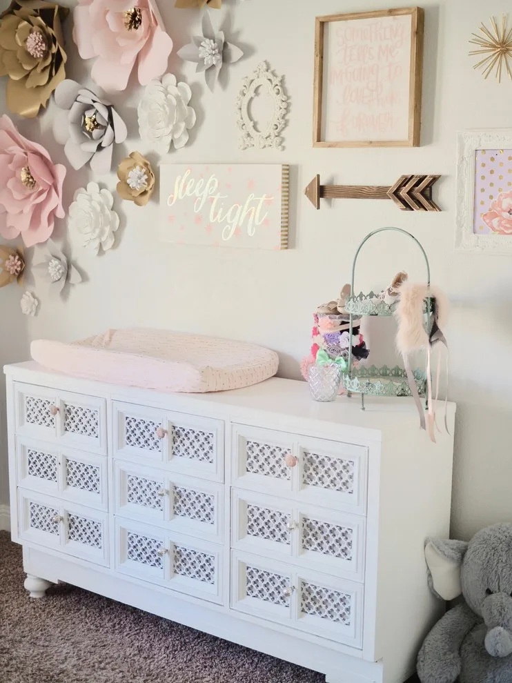 Girls' Baby Room by ParcelHouse Design, Inc - Photo 2