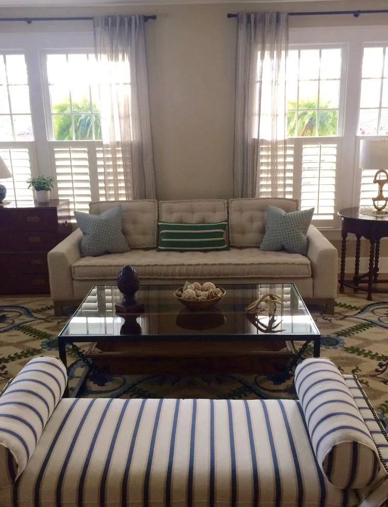 Coastal Living Room by Jessy Krol Designs LLC - Photo 2