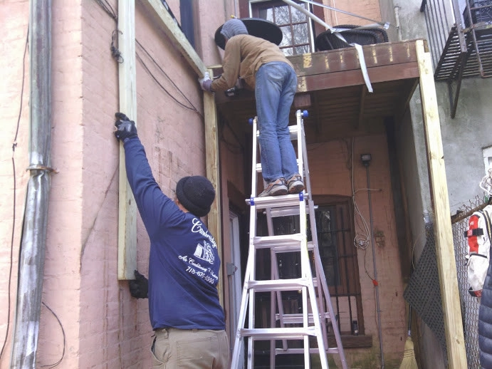 NYC Brooklyn Townhouse Landscape Renovation by NY Plantings Irrigation And Landscape Lighting - Photo 17