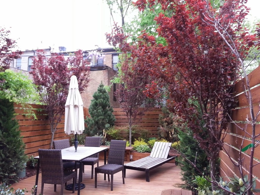 NYC Brooklyn Townhouse Landscape Renovation by NY Plantings Irrigation And Landscape Lighting - Photo 30