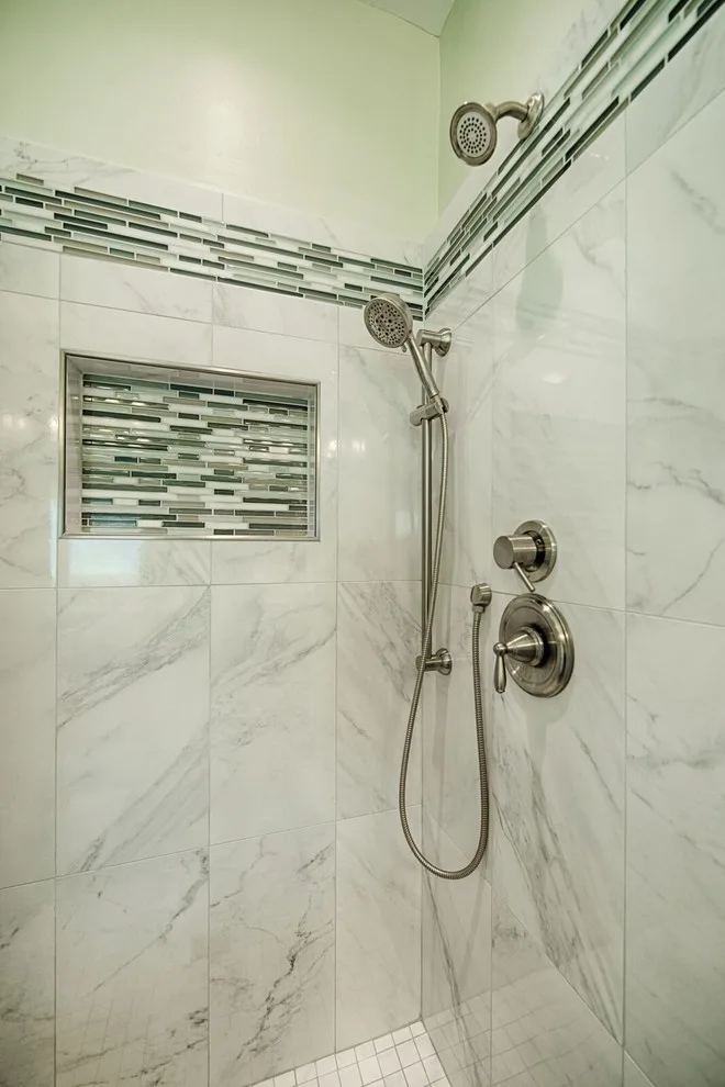 Shower and Tub Tile Surround by First Choice Home Remodeling - Photo 5