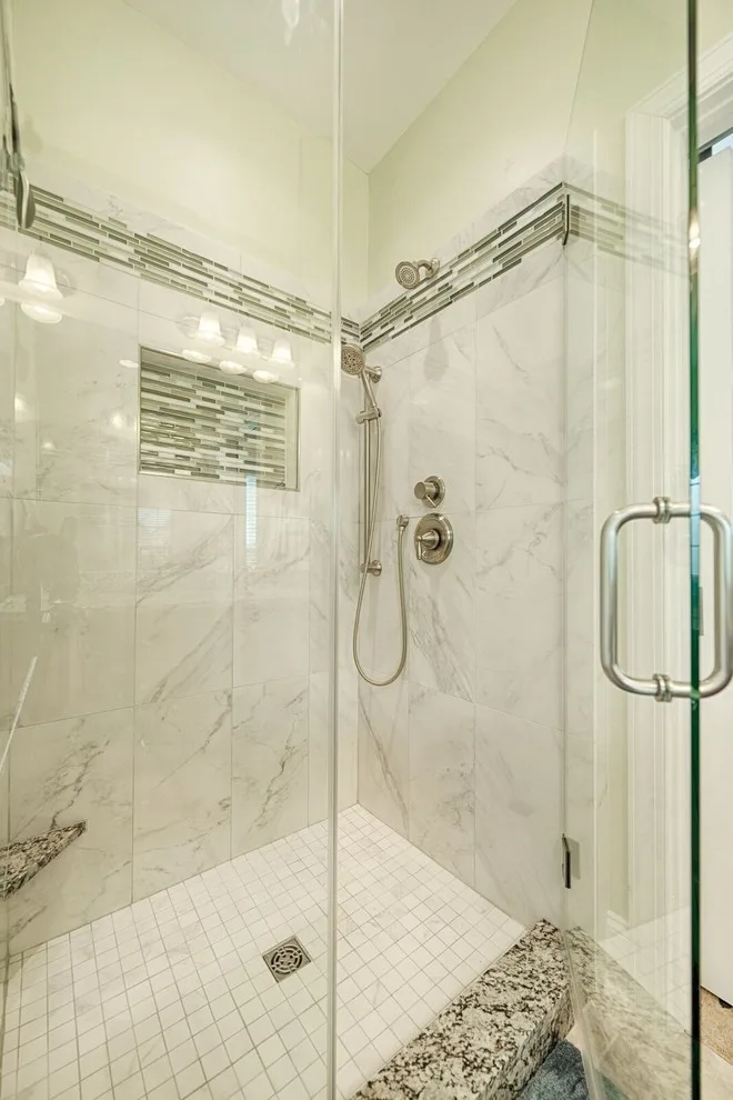 Shower and Tub Tile Surround by First Choice Home Remodeling - Photo 2