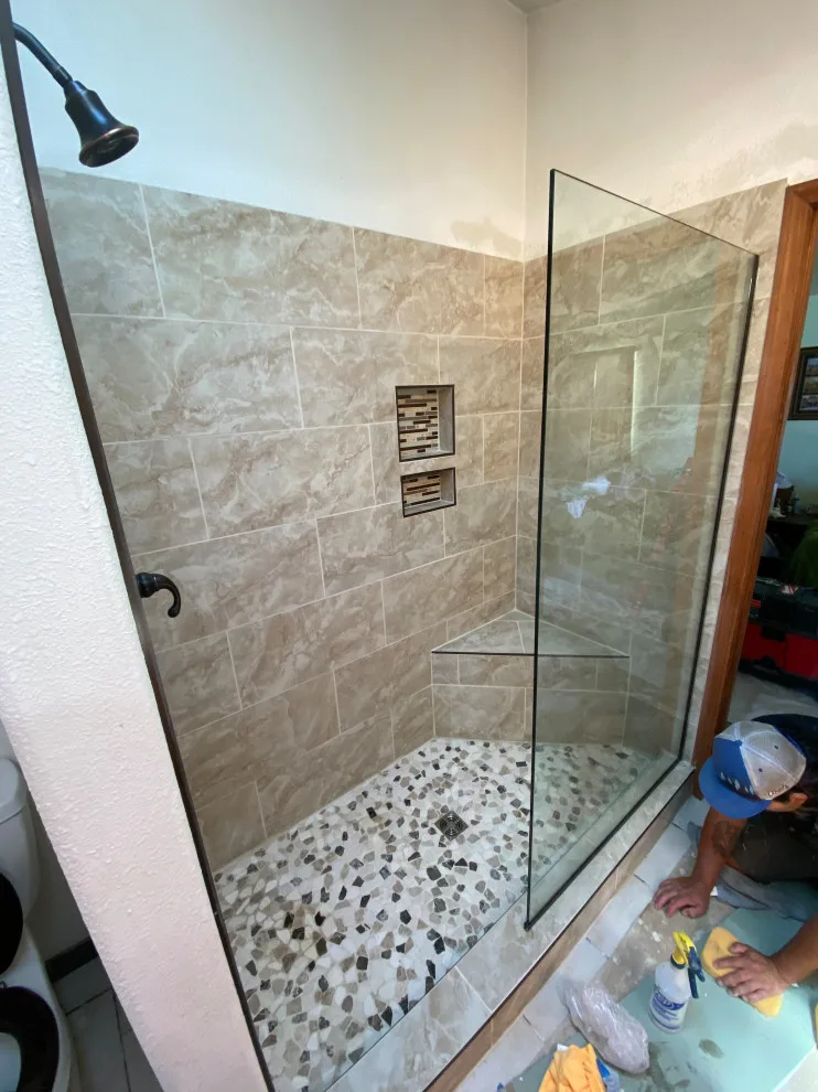 Shower Tiling by Blue Collar Family Construction - Photo 6