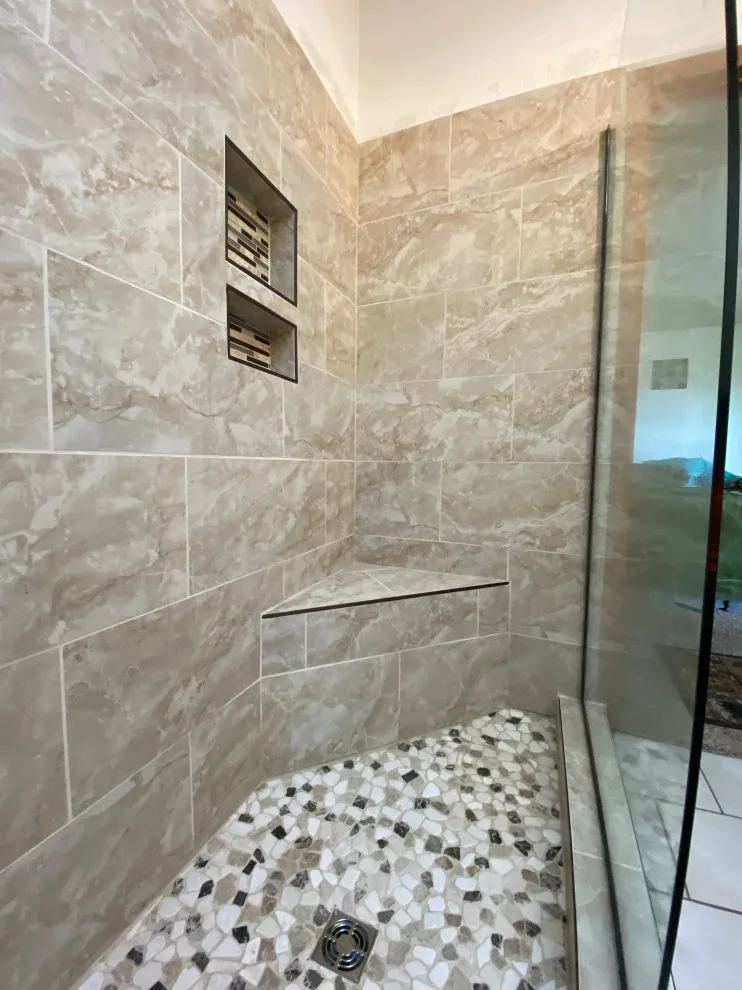 Shower Tiling by Blue Collar Family Construction - Photo 5