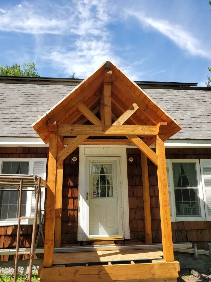Wooden Frame Entryway Porch by A&B Home Repair - Photo 7