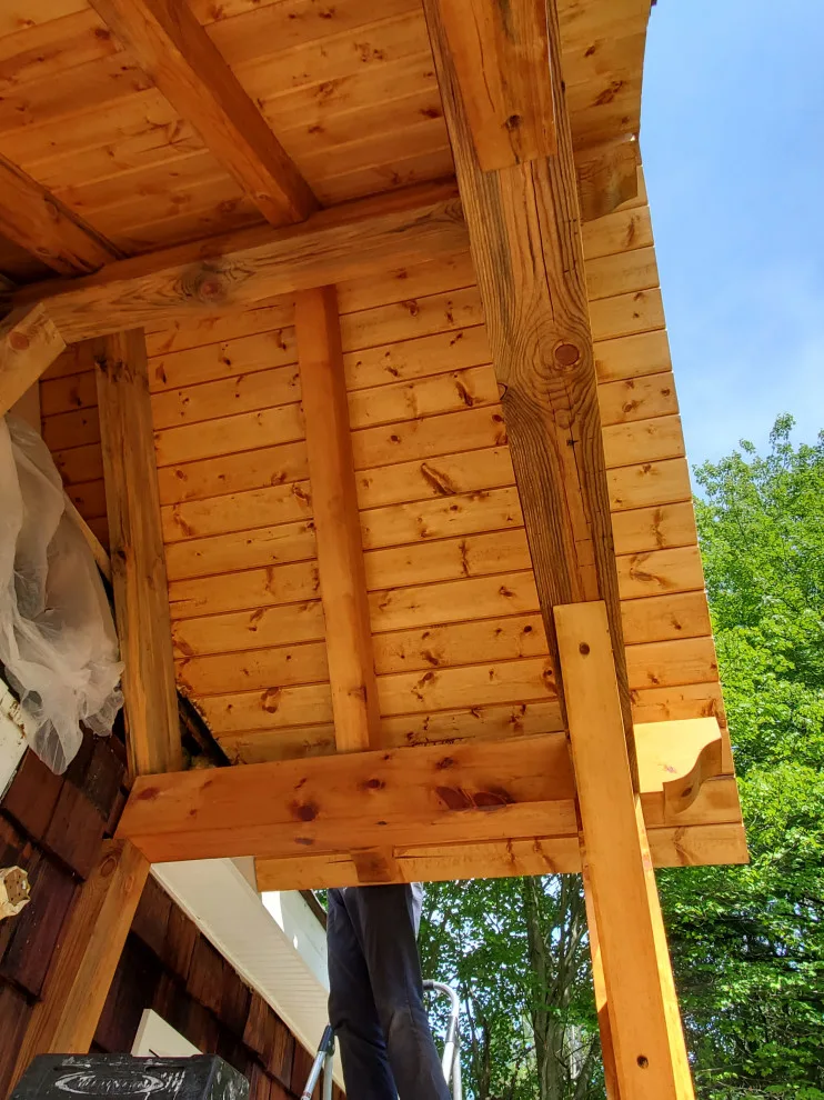 Wooden Frame Entryway Porch by A&B Home Repair - Photo 8