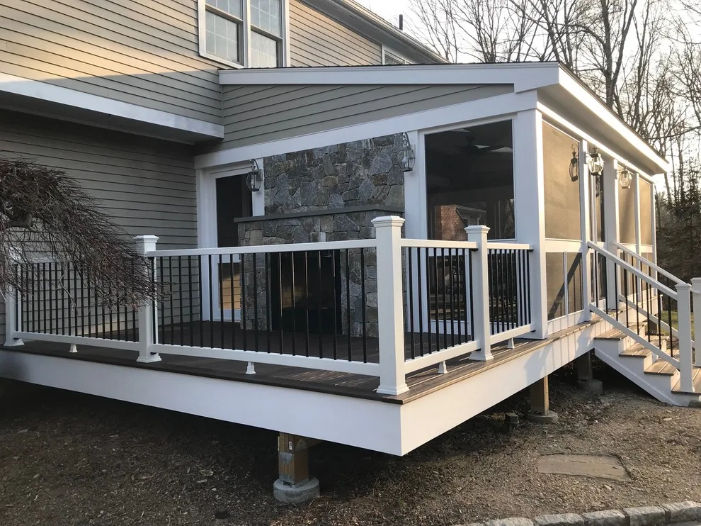 Classic Enclosed Deck with Fireplace by Kling Brothers Builders LLC - Photo 5