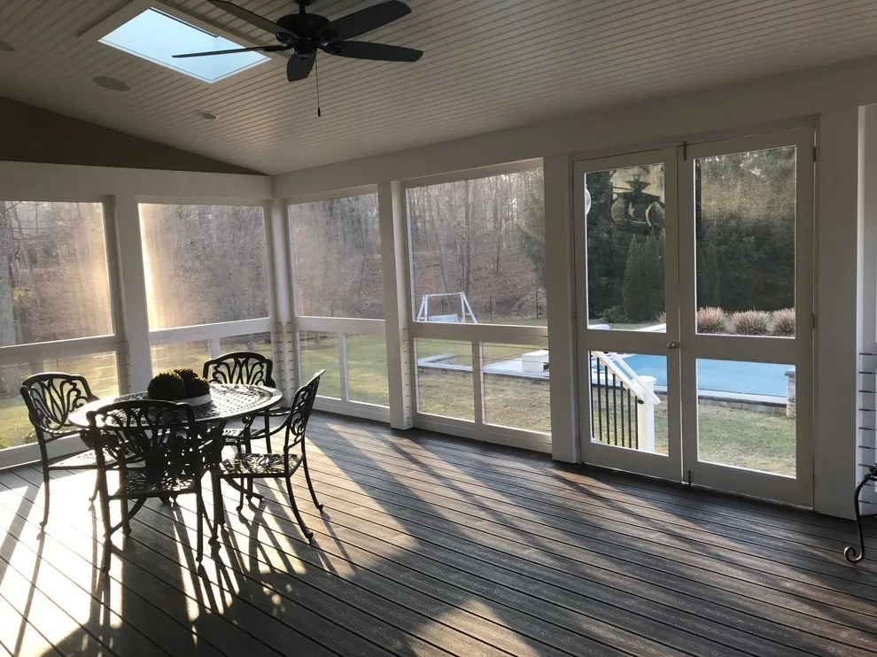 Classic Enclosed Deck with Fireplace by Kling Brothers Builders LLC - Photo 4