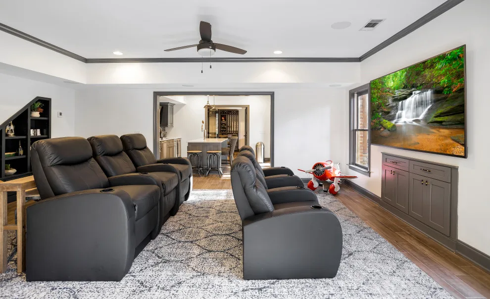 Basement Renovation Transformation by Boyce Design + Build - Photo 2