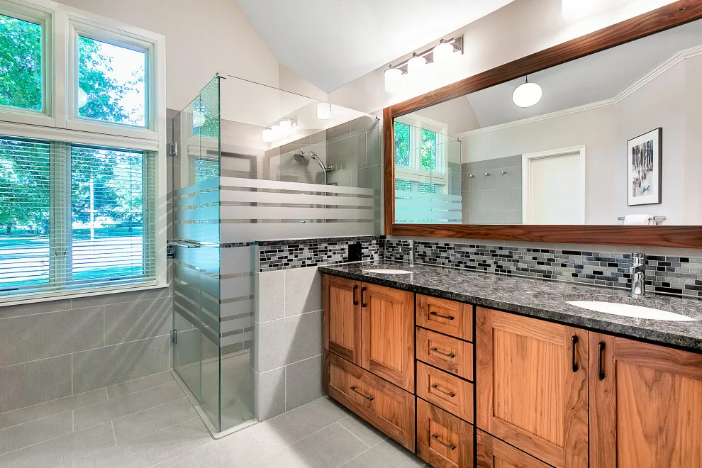 Deck and Bathroom Renovation with a Transitional Style by Heartland Home Improvements - Photo 10