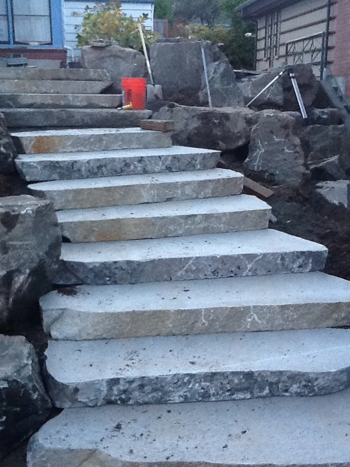 Custom Stone Staircases by Olympic Rockeries - Photo 8
