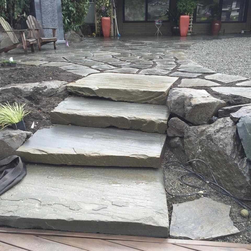 Custom Stone Staircases by Olympic Rockeries - Photo 4