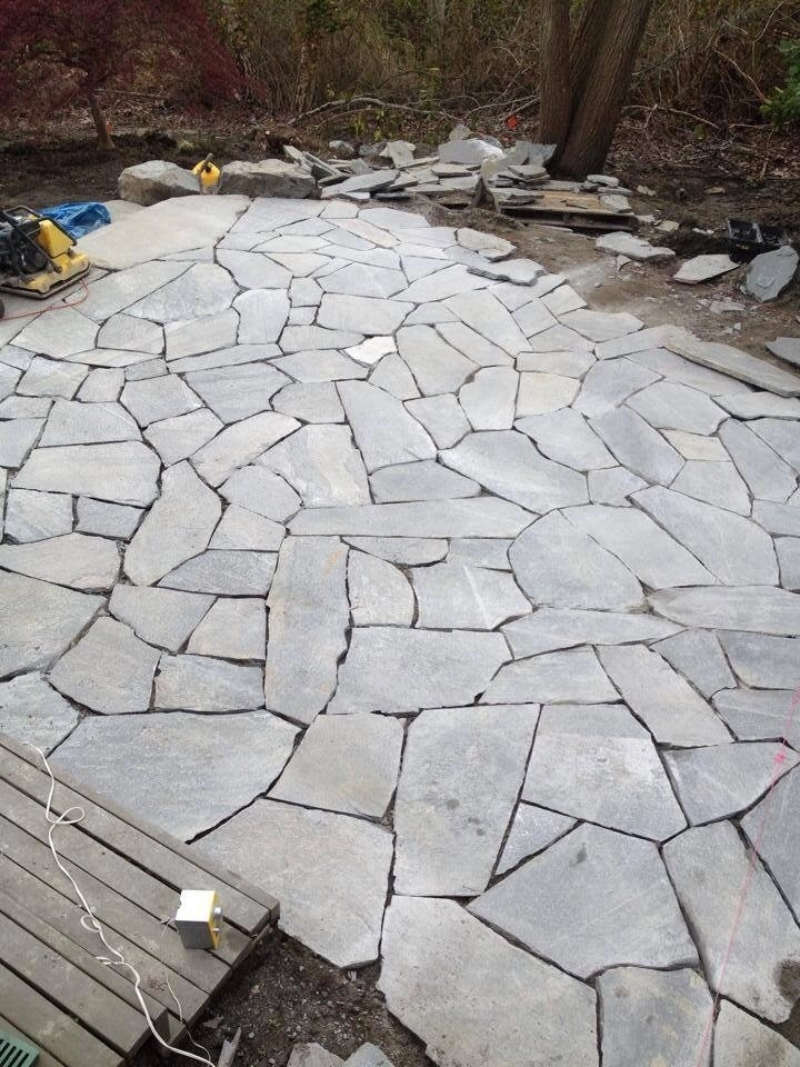 Rustic Natural Stone Patio by Olympic Rockeries - Photo 5