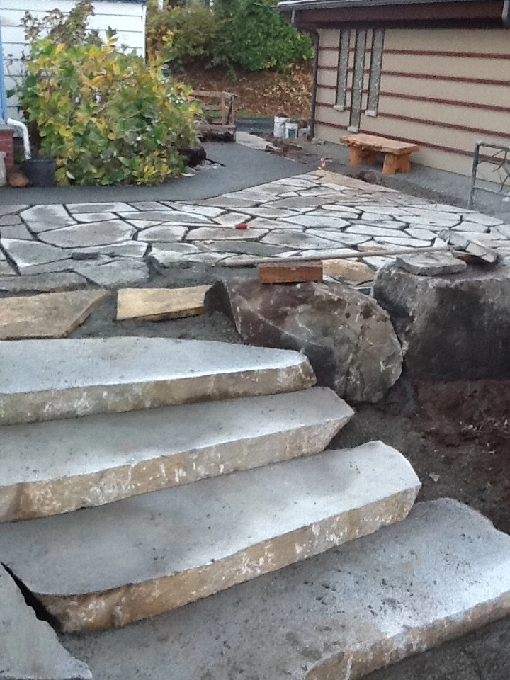 Custom Stone Staircases by Olympic Rockeries - Photo 9
