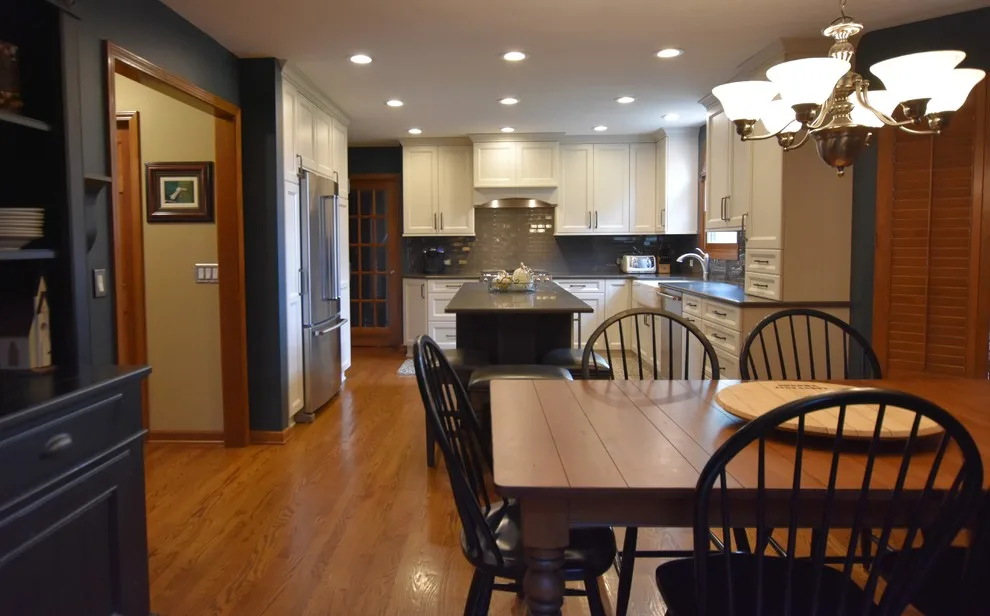 Naperville Glass-Accented Transitional White Kitchen by Adam Hartig - Photo 6