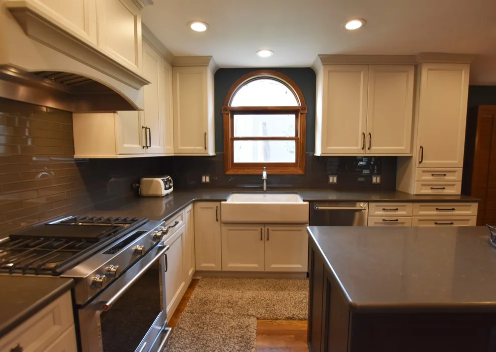 Naperville Glass-Accented Transitional White Kitchen by Adam Hartig - Photo 8