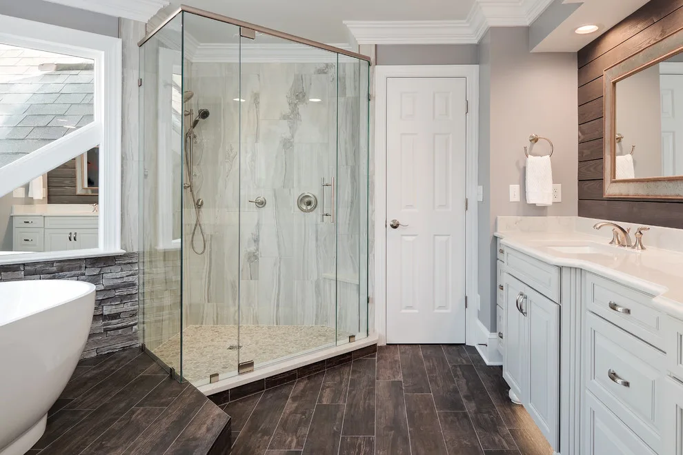 Trotters Path Primary Bathroom by Badin Lake Builders - Photo 8