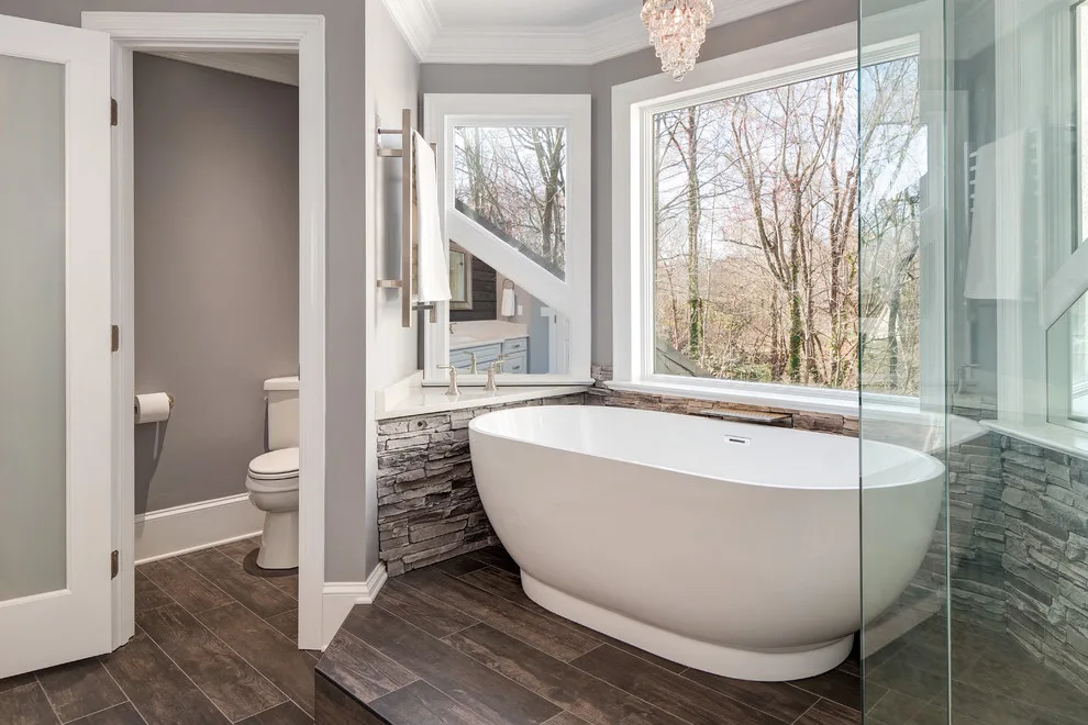 Trotters Path Primary Bathroom by Badin Lake Builders - Photo 4