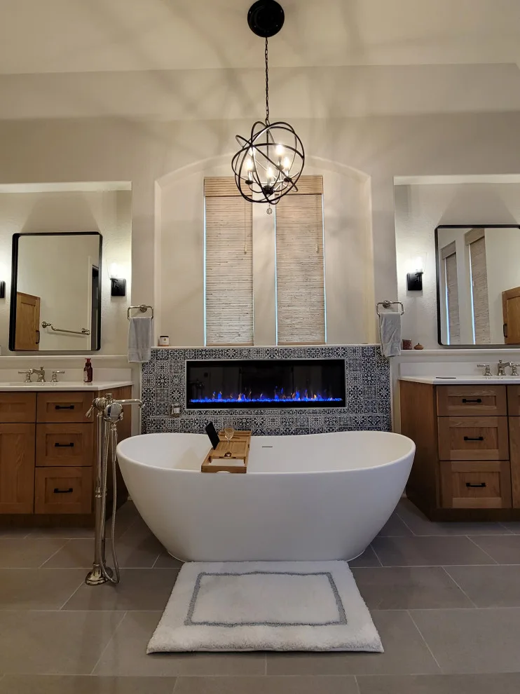 Tuscan-inspired Bathroom by Rockin' Remodeling LLC - Photo 5