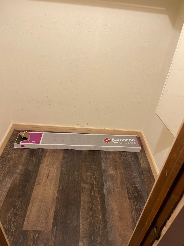 Tuttle, OK - installation of flooring and trim by Walker Services Group LLC - Photo 9