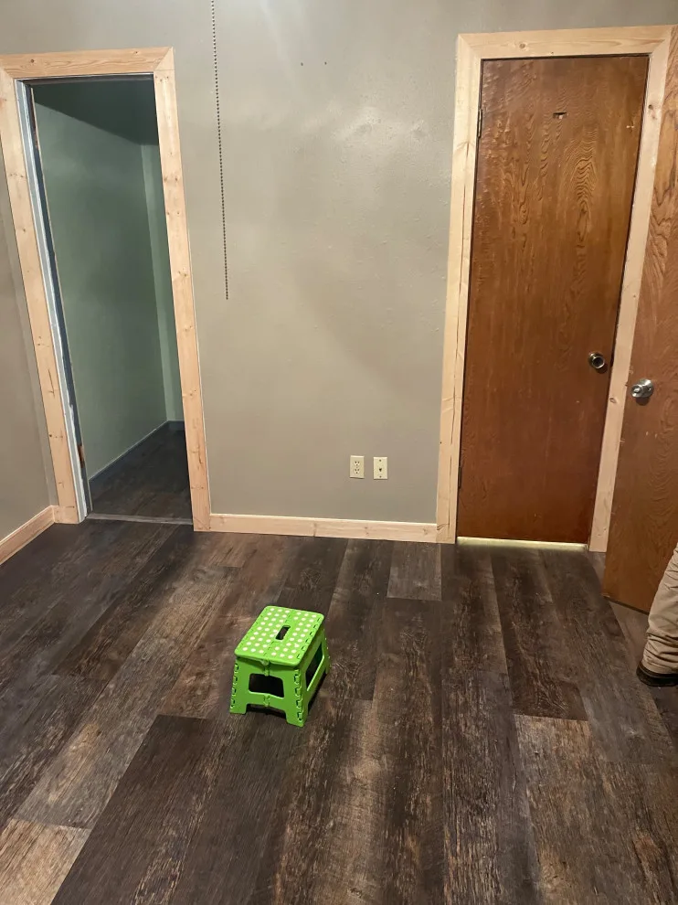 Tuttle, OK - installation of flooring and trim by Walker Services Group LLC - Photo 4