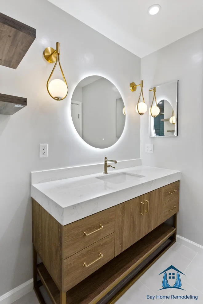Alameda Dual Bathroom Renovation by Bay Home Remodeling - Photo 2